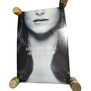 Fifty Shades of Grey 2015 Promo Poster 27x40 Dakota‎ Johnson Jamie Dornan D/S